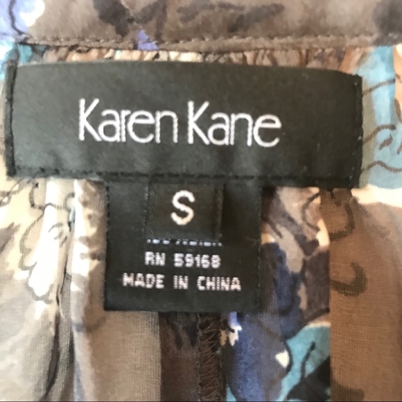 Karen Kane Silk georgette blouse - Picture 5 of 6
